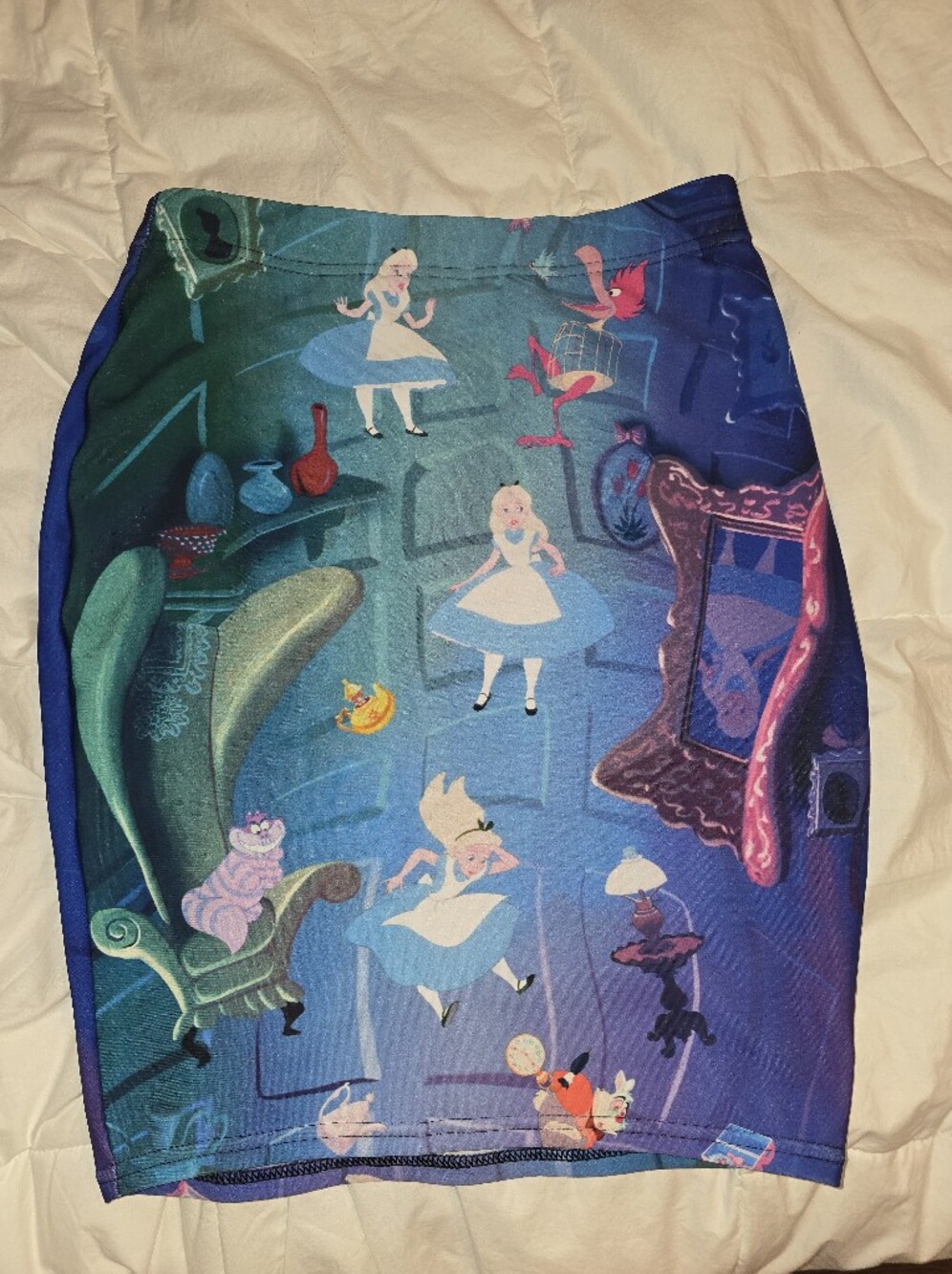 Blackmilk Alice In Wonderland Skirt - Picture 2 of 5